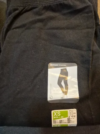 Pack 2 Leggings Negros Decathlon Talla M
