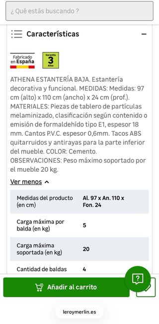 Dos Estanterías Modulares Grises