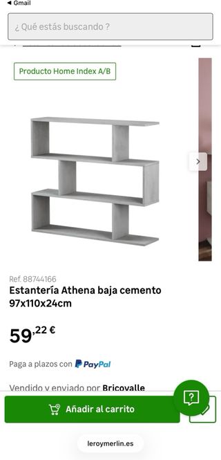 Dos Estanterías Modulares Grises