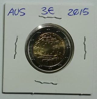 Moneda 2€ Austria 2015 Bandera Europea
