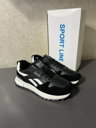 Sneakers Uomo Sport Line Nero 42 Calza piccola