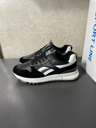 Sneakers Uomo Sport Line Nero 42 Calza piccola