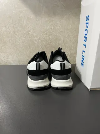 Sneakers Uomo Sport Line Nero 42 Calza piccola