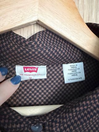 Camisa Levi's Marrón/Negro