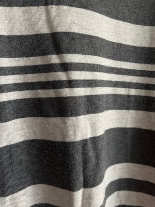 Jersey cuello barco rayas grises