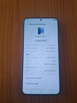 Samsung S25 Plus 5G 256gb Libre