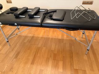 Camilla de masaje plegable Color negro.