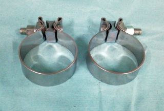 Abrazaderas Escape Harley Davidson V Rod