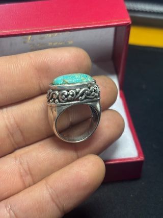 Anillo plata de ley 925 - Turquesa Natural