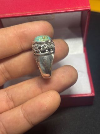 Anillo plata de ley 925 - Turquesa Natural