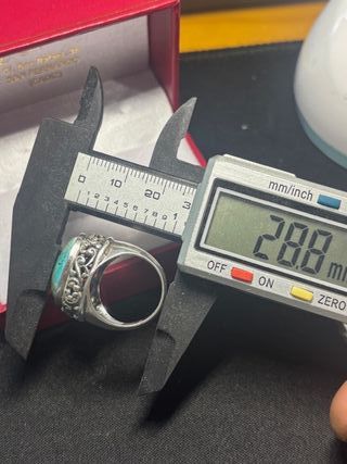 Anillo plata de ley 925 - Turquesa Natural
