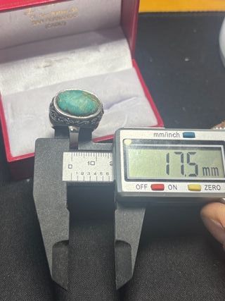 Anillo plata de ley 925 - Turquesa Natural
