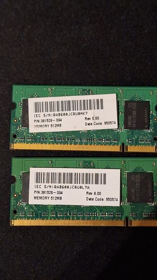 Samsung RAM 512MB pc2-4200s-444