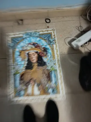 Azulejos Virgen del Rocío Pastora