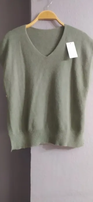 Jersey mujer sin mangas( tipo chaleco)