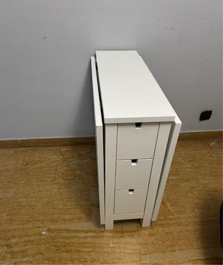 Mesa plegable Ikea blanca Norden