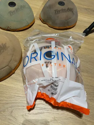 6 filtros moto enduro