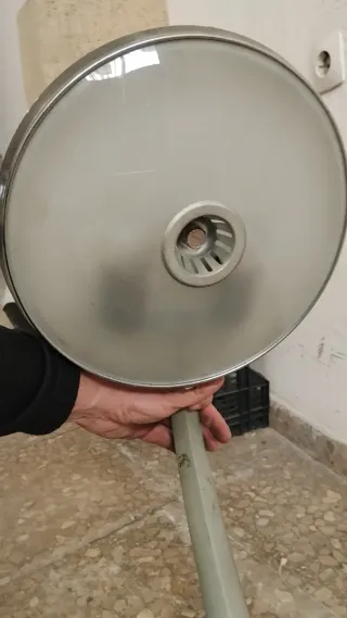 Lámpara Fase Boomerang 2000 Metal Gris