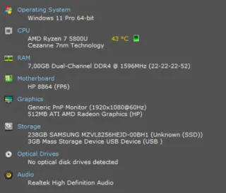 HP 455 Portátil Gris/Plata