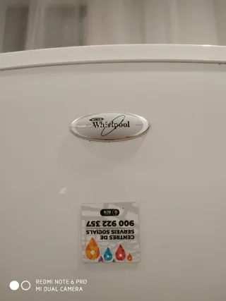 Nevera Whirlpool Blanca