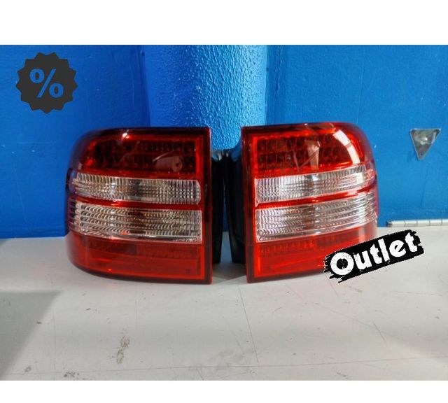 KJ PILOTOS PORSCHE CAYENNE 02-07 LED ROJO CROMO R148322C1