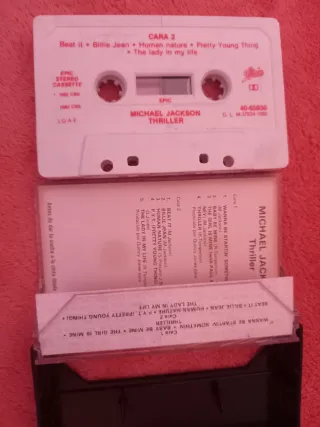 Casete Michael Jackson Thriller