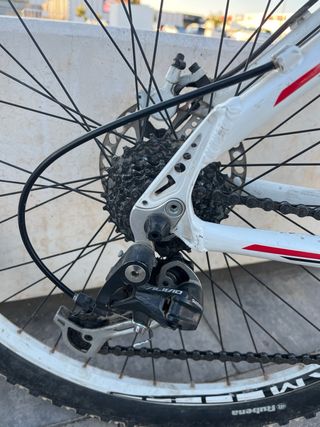 Bicicleta de montaña blanca RHODAS