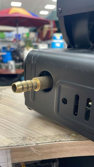 Hornillo Calentador Camping Gas Doble Conexión