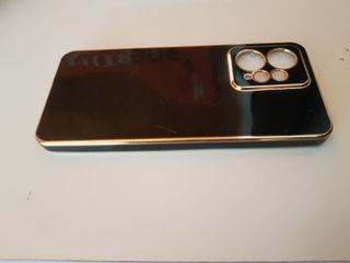 Funda Negra y Dorada Redmi Note 12 4G