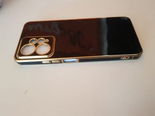 Funda Negra y Dorada Redmi Note 12 4G