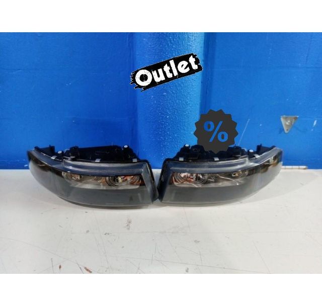 KJ FAROS SEAT LEON TOLEDO 99-05 OJOS ANGEL FONDO NEGRO R1449