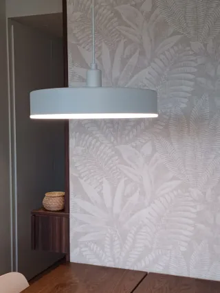 LAMPARA TECHO NYMANE BLANCA