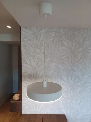 LAMPARA TECHO NYMANE BLANCA