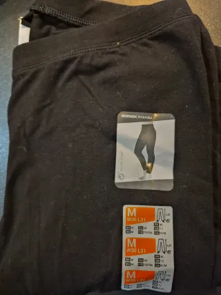 Pack 2 Leggings Negros Decathlon Talla L