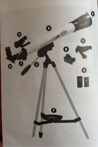 Telescopio Edu Science 50-600 NUEVO