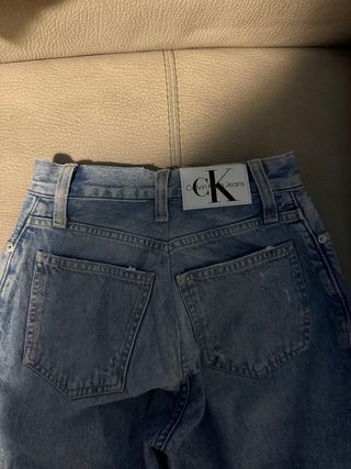 Jeans Calvin Klein strappati blu
