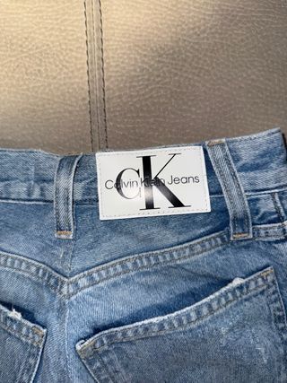 Jeans Calvin Klein strappati blu