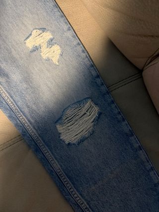 Jeans Calvin Klein strappati blu