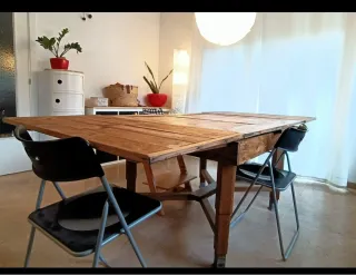 Mesa extensible madera s. XlX