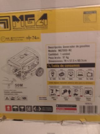 Generador Eléctrico Gasolina 6500W