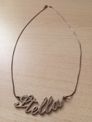 Collana con nome Stella