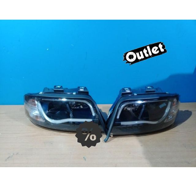 KJ FAROS LED AUDI A6 01-04 LUZ DIURNA NEGRO R011288C2