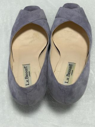 Zapatos Peep-Toe L.K. Bennett Ante Lavanda T.36