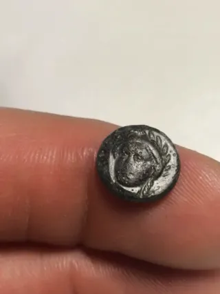 Moneda Griega Aeolis Gryneion Antigua