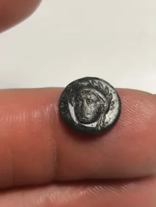 Moneda Griega Aeolis Gryneion Antigua