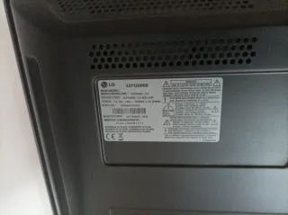 Televisión LG Negra