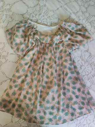 Vestido niña flores, Zara, 9 años