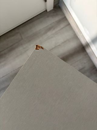 Mesa de cocina gris madera