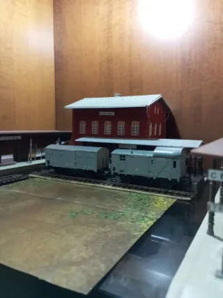 2 Vagones Mercancías HO modelismo ferroviario.