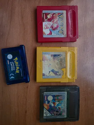 Game Boy Advance SP Pokémon y Gameboy Color